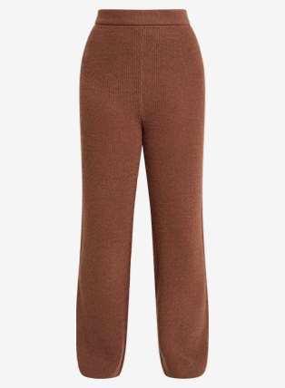 Premium Woolen Trouser In Toffee