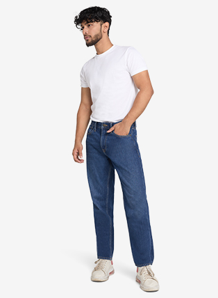 Twills Timeless tapered mid blue