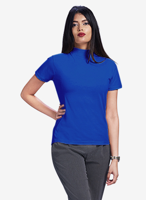 Strides Essential High neck top - Royal Blue