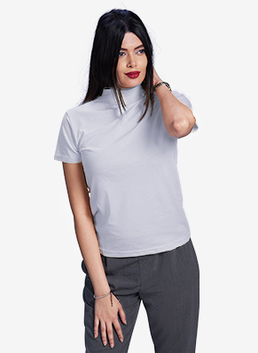 Strides Essential High neck top - White