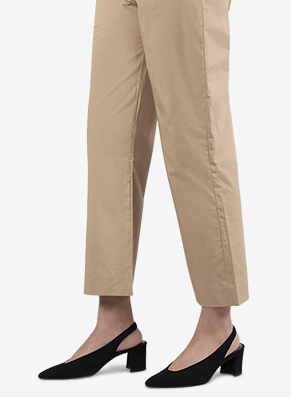 Mahal Beige Cotton Pajama Pant w/ Pocket