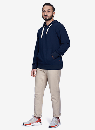 Enzo Premium Pullover Hoodie - Navy (unisex)