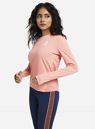 ENSO Coral long-sleeve sports top