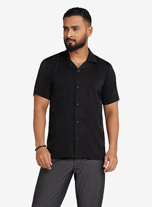 Black Cuban Shirt
