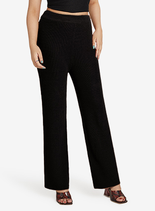 Premium Woolen Trouser In Black