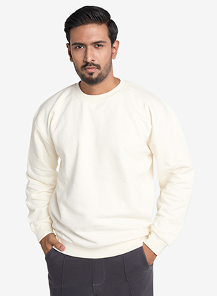 Off-White Oversized Drop Shoulder Sweatshirt