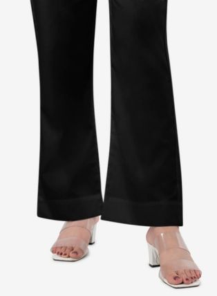 Mahal Black Cotton Pajama Pant W/ Pocket