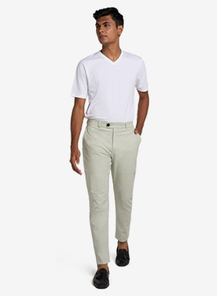 Strides Slim-Stretch Chino Pants In Mint Grey
