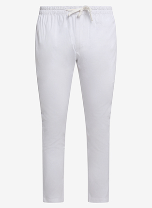 MAHAL Premium White Pajama Pant w/ Zip Pockets