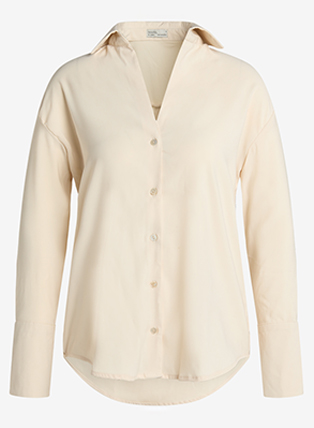 Relaxed Shirt in Cream (Co-ord)