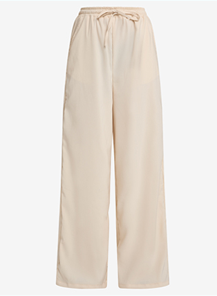 Wide Trousers in Cream (Co-ord)