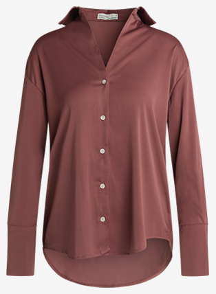 Relaxed Shirt in Chocolate Milk (Co-ord)