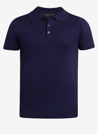 Signature Premium Knit Polo - Midnight