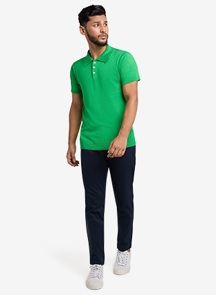 Signature Premium Knit Polo - Irish Green
