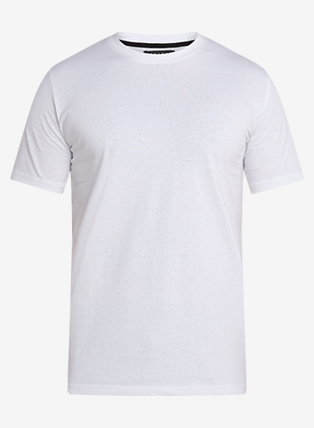 Round Neck T-Shirt -White